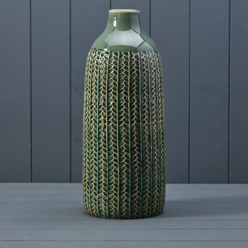 Olive Green Vase