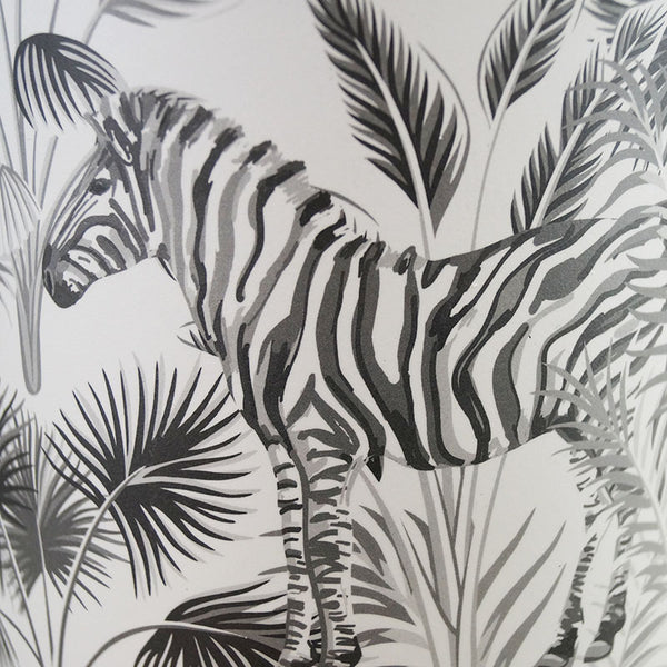 Black And White Zebra Plant Pot