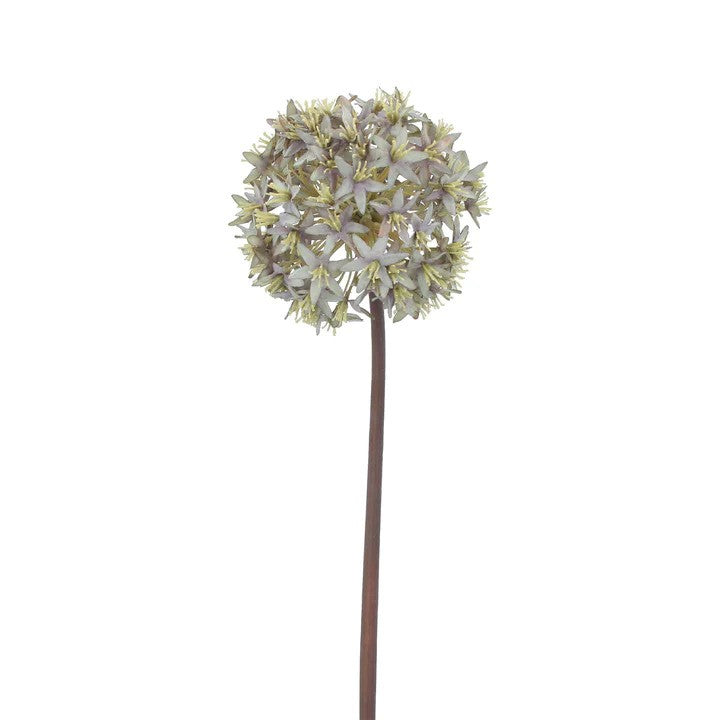 Antique Blue Allium Artificial Flower Spray - Brambles Gift Shop