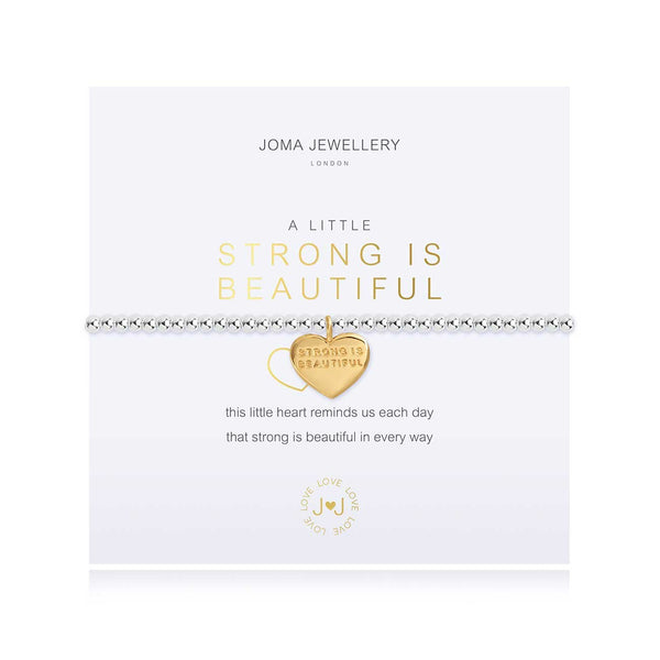 A little Strong Is Beautiful Bracelet - Brambles Gift Shop