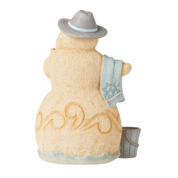 Snowman with Beach Towel Ornament - Brambles Gift Shop